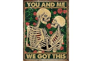 MRPWNLE Paint by Number Kits for Adults Beginners, Easy Acrylic Simple Skull Adult Paint by Number Kits, DIY Watercolor Skeleton Paint by Numbers Kits on Canvas Without Frame for Home Wall Decor 12x16in