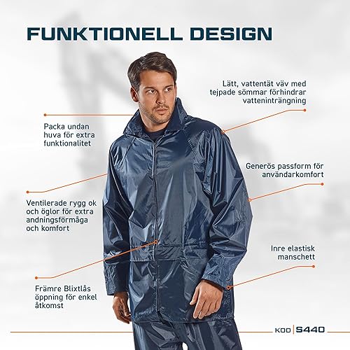 Rain Gear Mens 4xl Raincoat Hvyesh Men Women Classic Rain Suits