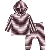 Modern Moments by Gerber Baby Hooded Hacci Top and Pant Set