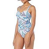 Profile by Gottex Women's Standard Tropic Boom D-Cup Twist One Piece