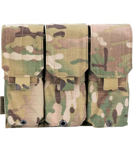 Pochette Triple Pour Magazines - Mordor Tac - Armée Russe - Multicam - Compatible MOLLE - Chasse/airsoft