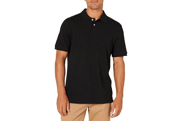 Amazon Essentials Mens Slim-Fit Cotton Pique Polo Shirt