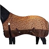 BARN &amp; STABLE 600D Ripstop Lightweight Horse Turnout Sheet No Fill,Water-Resistant &amp; Breathable Horse Blanket for Spring and Mild Weather, with Anti-Rub Fleece Withers