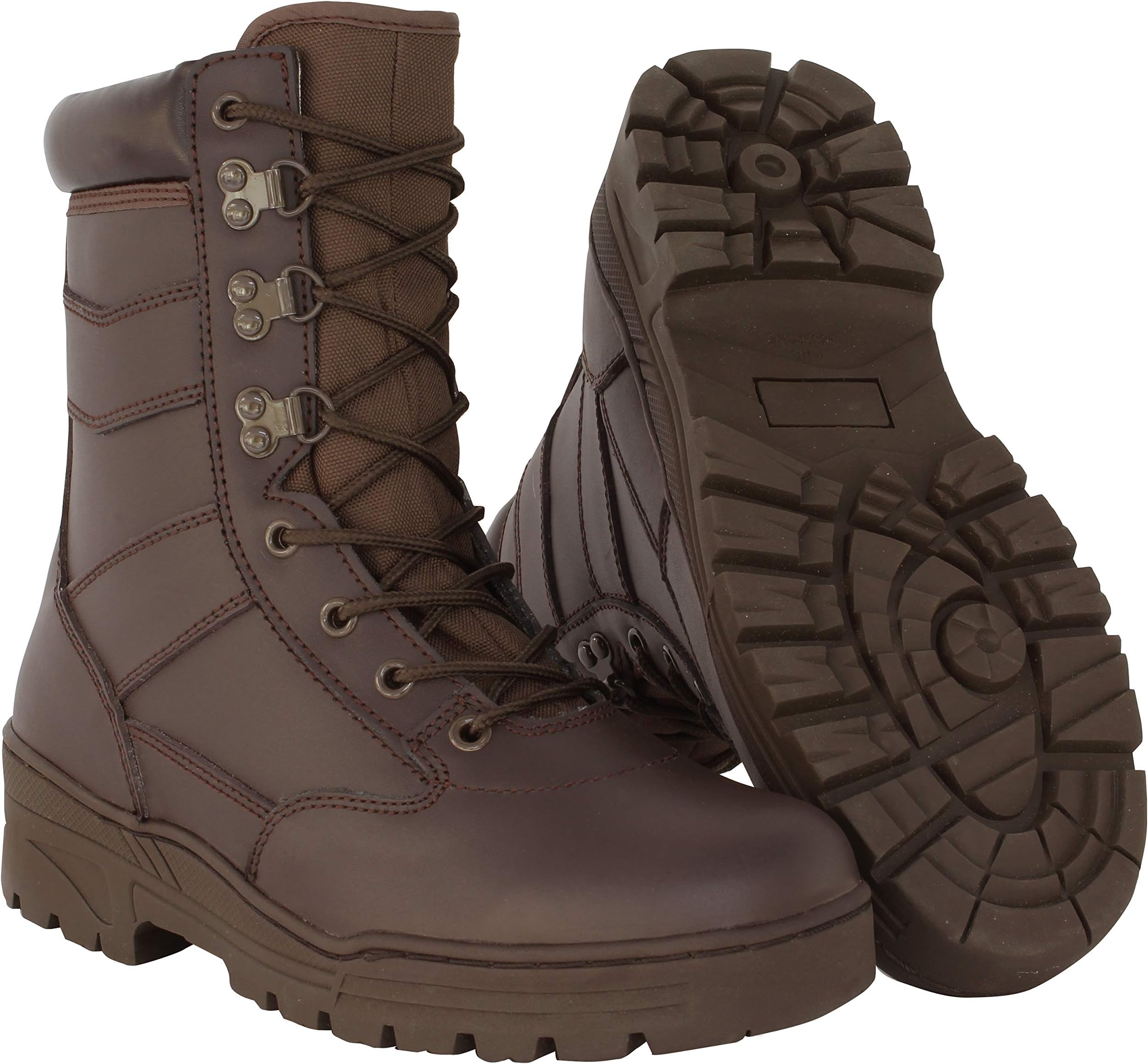 Kammo TacticalDelta Patrol Boot, Full Leather, Brown