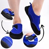 GEEZY Aqua Beach Surf Wet Water Shoes Unisex Neoprene Boots Black Blue Adult 10 view 2