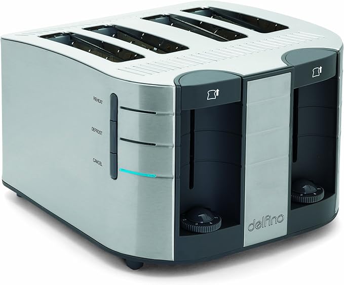 Toastess DLTT672 4Slice Electronic Toaster, Stainless Steel Amazon.ca