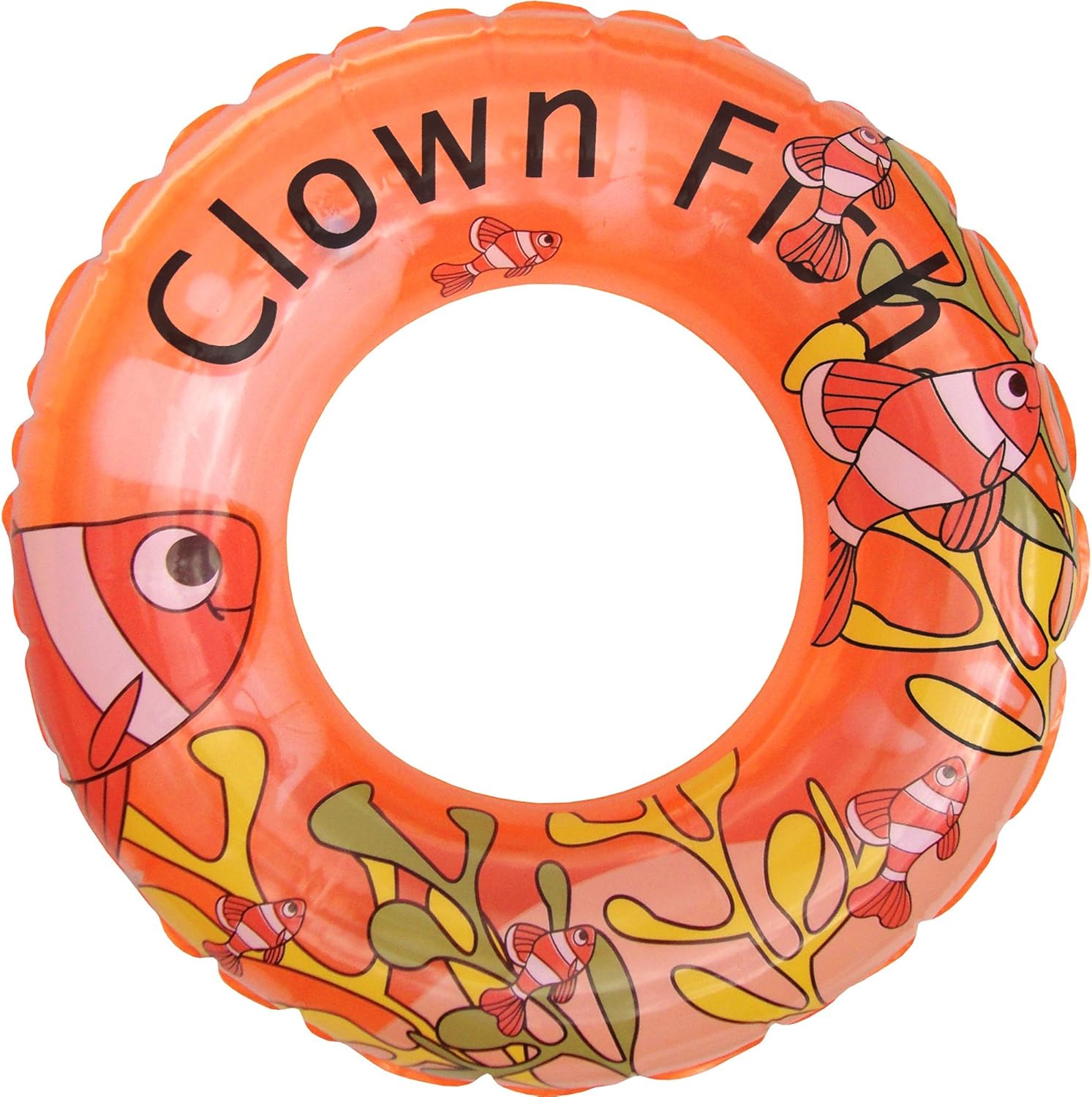 Children's Tropical Fish Inflatable Swimming Rubber Ring (Orange Clown Fish) Amazon.co.uk Toys
