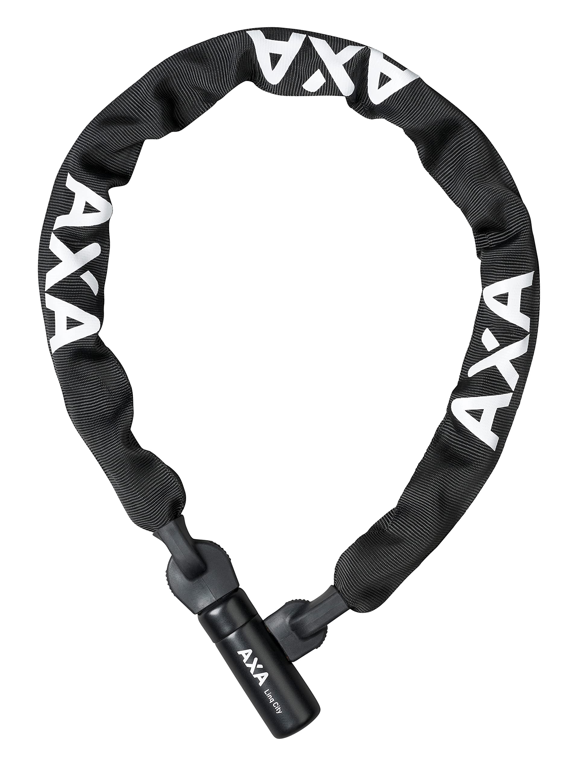 AXA Unisex's Linq City 100 Bike Chain Lock, Black, 1000 mm x 7 mm