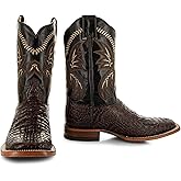 Soto Boots Men's Caiman Belly Print Cowboy Boots H4001