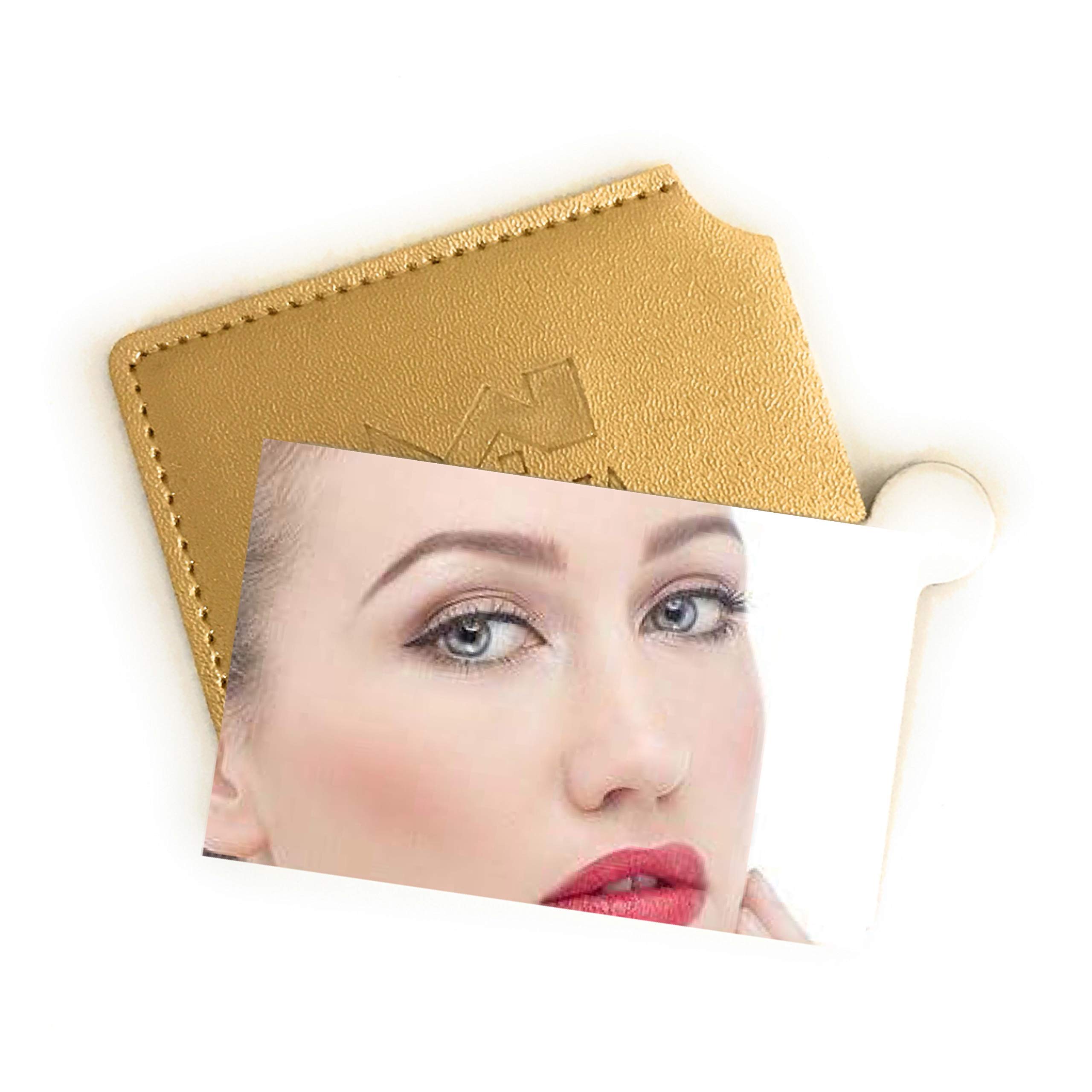 Markha Unbreakable Stainless Steel Makeup Mirror Small