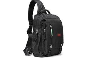 NICGID Sling Bags Chest Shoulder Backpacks, 12.5'' 13.3'' 14.1'' 15.6''Laptop Backpack Crossbody Messenger Bag Travel Outdoor