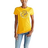 Aeropostale Women's Aero Short Sleeve Graphic Tee- Circle- Cali