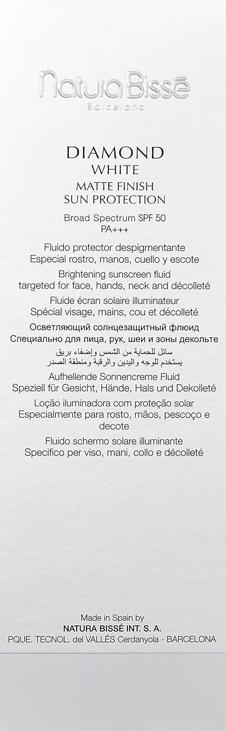 Amazon Com Natura Bisse Diamond White Spf 50 Pa Matte Finish Sun Protection 1 7 Fl Oz Premium Beauty