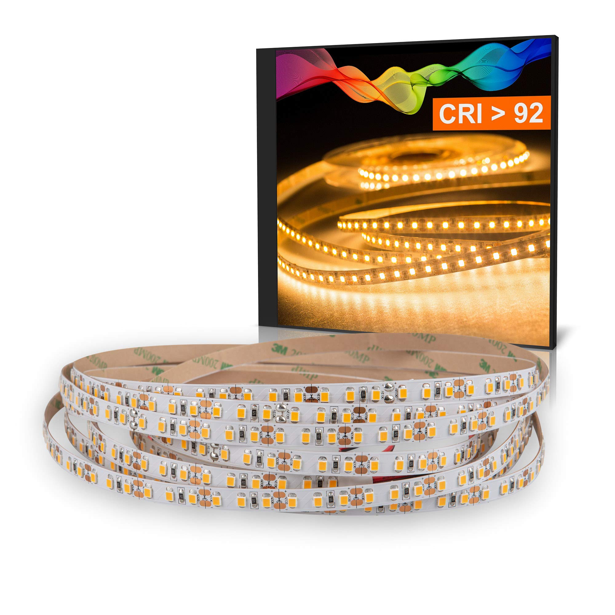 Mextronic LED 2835 Strip Warm White (2700K) CRI 92 72W 5m 12V IP20