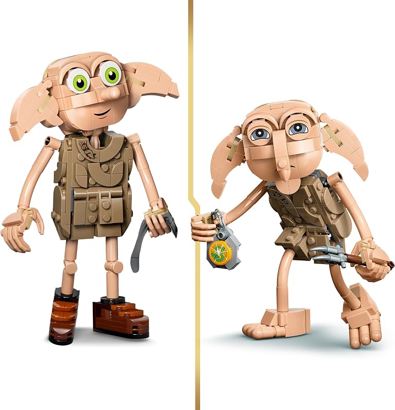 Harry Potter 2 in 1 Dobby l'Elfo Libero Giocattolo - Modello Trasformabile in Kreacher - Decorazione per Cameretta Fai da Te - Regalo per Bambine e Bambini da 8 Anni in su e per i Fan - 76469 — foto 4 di 8