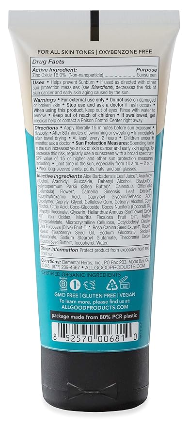 all good spf tinted mineral sunscreen
