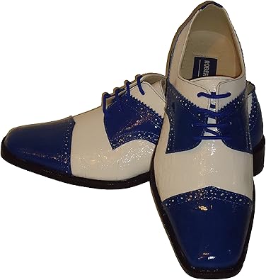 royal blue formal shoes mens