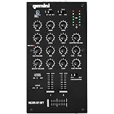 Gemini 2-Channel Bluetooth DJ Mixer, Crossfader Curve (MXR-01BT) | 2-channel Bluetooth DJ mixer - adjustable crossfader curve - mic &amp; headphone controls - all-metal