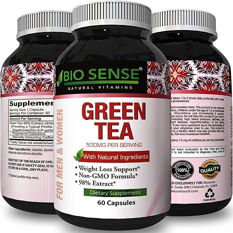 Green Tea Weight Loss Pills With Detox Cleanse Burn Belly Fat And Lose Weight Naturally Fast A Dietary Supplement With Pure Extract For Men And