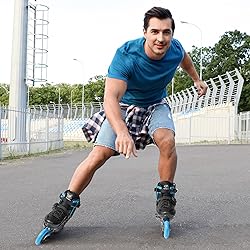 PAPAISON Adult Adjustable Inline Skates for Men