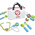 Kidzlane Doctor Kit for Toddlers 3-5 - Kids Doctors Play Set with 7 Piece Pretend Play Toys - Medical Bag with Electronic Stethoscope and Accessories - Fun Toddler Doctor Play Set for Boys and Girls