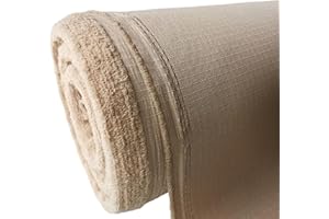 Timyrimy Swing Chair Replacement Part, Water Resistant Outdoor Fabric, 180gsm Ripstop Polyester Fabric with PA Coated for Patio Swing, Umbrella, Gazebo Canopy, 59W x 79L inch, Beige