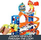 Hot Wheels City Ultimate Garage Netflix Lets Race 4 Levels 2 Cars HKX48 view 5
