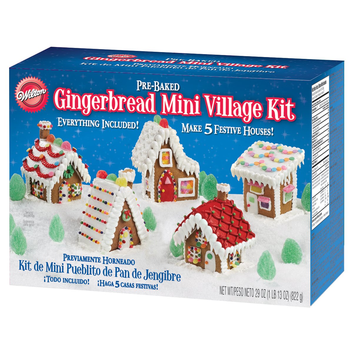 Wilton Gingerbread Mini Village Kit Cookie Mixes