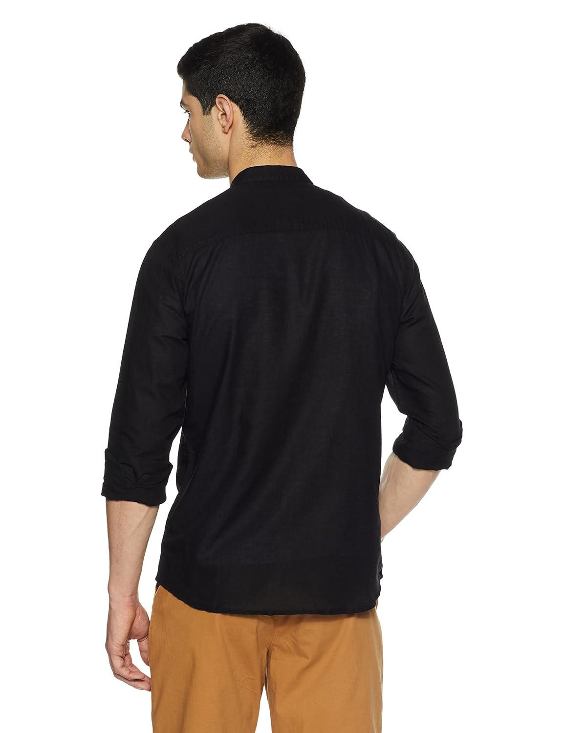 flying machine men's solid slim fit casual shirt