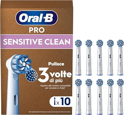 Testine di Ricambio Sensitive Clean, Bianche, 10 Ricambi