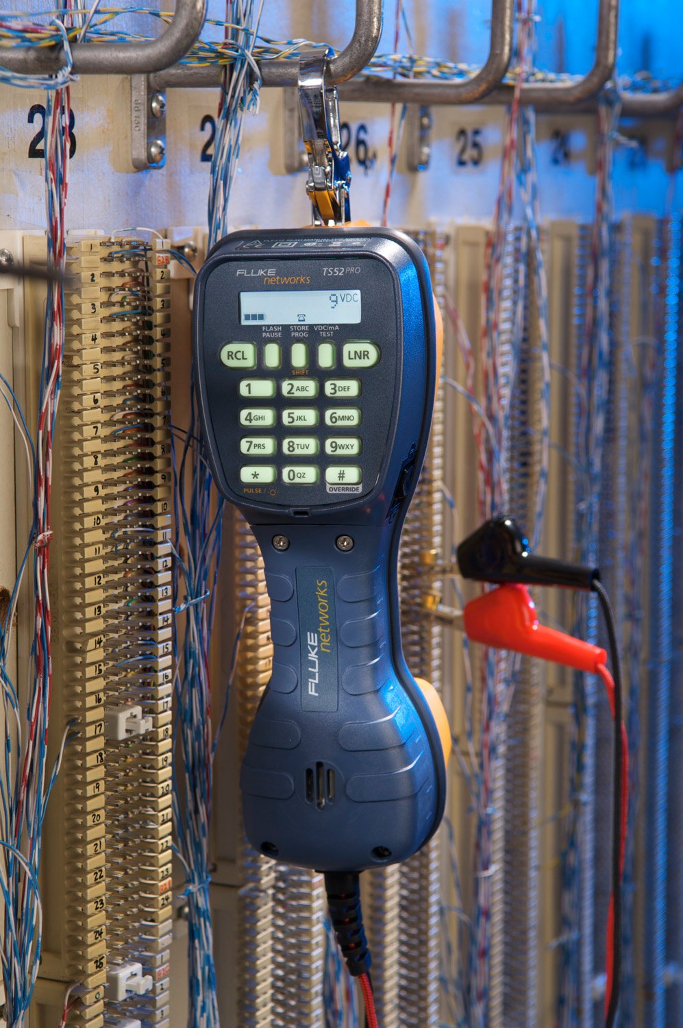 Fluke Networks 52801009 TS52 PRO Telephone Test Set with Angled Bedof