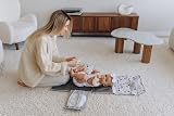 TENDS Portable XL Waterproof Folding Baby Changing Pad Diaper Bag with 6 Pockets view 4