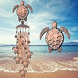 JUNQIU Turtle Wind Chime,Sea Turtle Gifts for