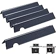 QuliMetal 66032 Flavorizer Bars for Weber Genesis II/LX 300 Series, Genesis II E310, II E315, II E335 (2017 and Newer) Gas Grills, 17-Inch Porcelain Enameled Steel Flavor Bars for Weber 66795