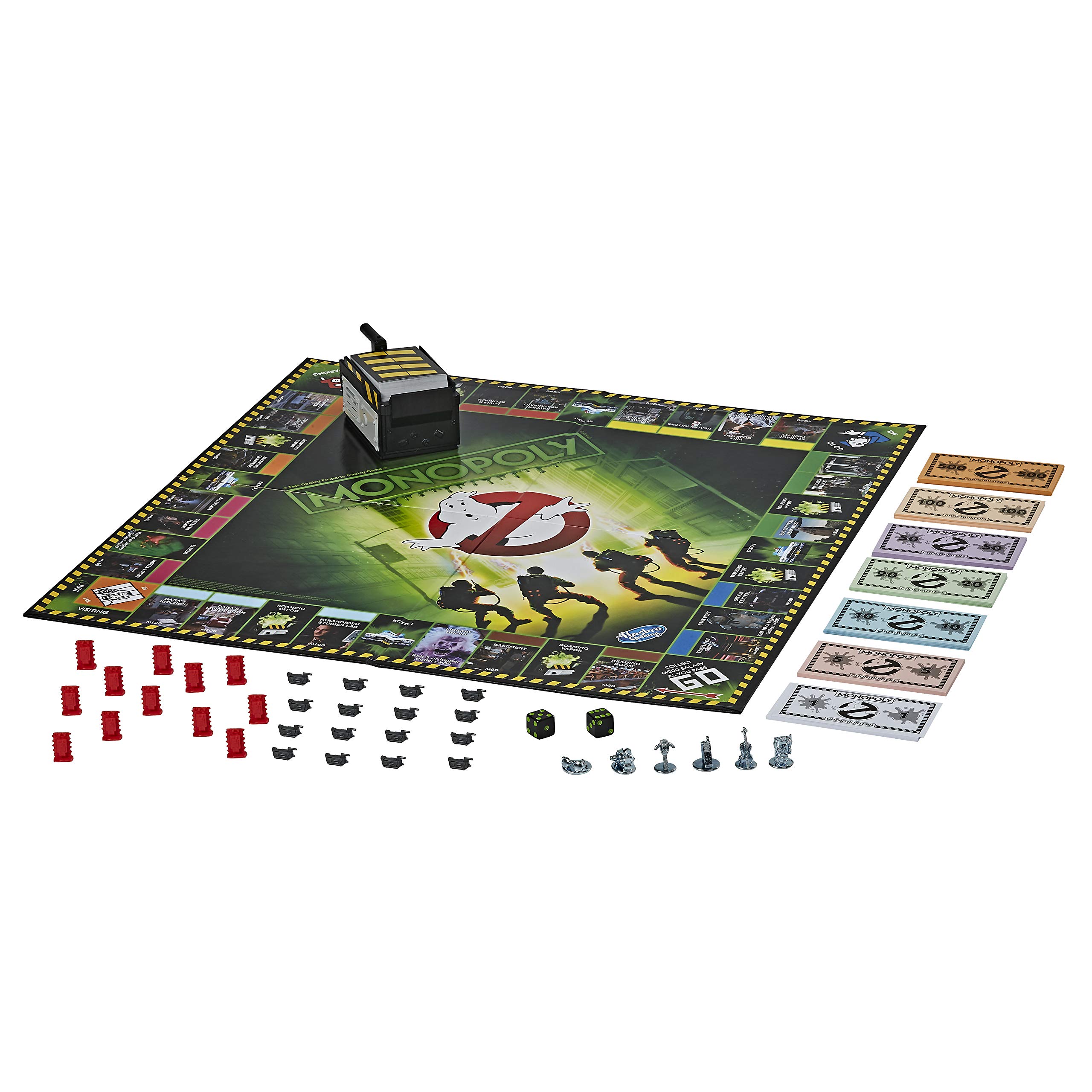 Monopoly Game: Ghostbusters Edition – Family Board Game For Ages 8+, Based On The Original Movie, With Roaming Vapor Cards