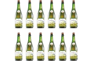 Val de France, Non-Alcoholic, Reduced Calorie, Organic and OU Kosher Sparkling Juice (Apple), 25.4 Fl Oz (Pack of 12)