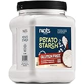 Roots Circle Gluten-Free Potato Starch | 1 Pack of 21oz Jar | No Preservatives or Artificial Ingredients | Kosher for Passover Thickener for Soups Stews, Gravies &amp; Sauces