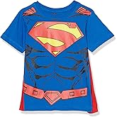 DC Comics Boys Superman Cosplay Short Sleeve Cape Tee T-Shirt - DC Comics