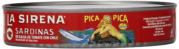 LA SIRENA SARDINES PICA PICA IN OVAL CAN, 15 OZ