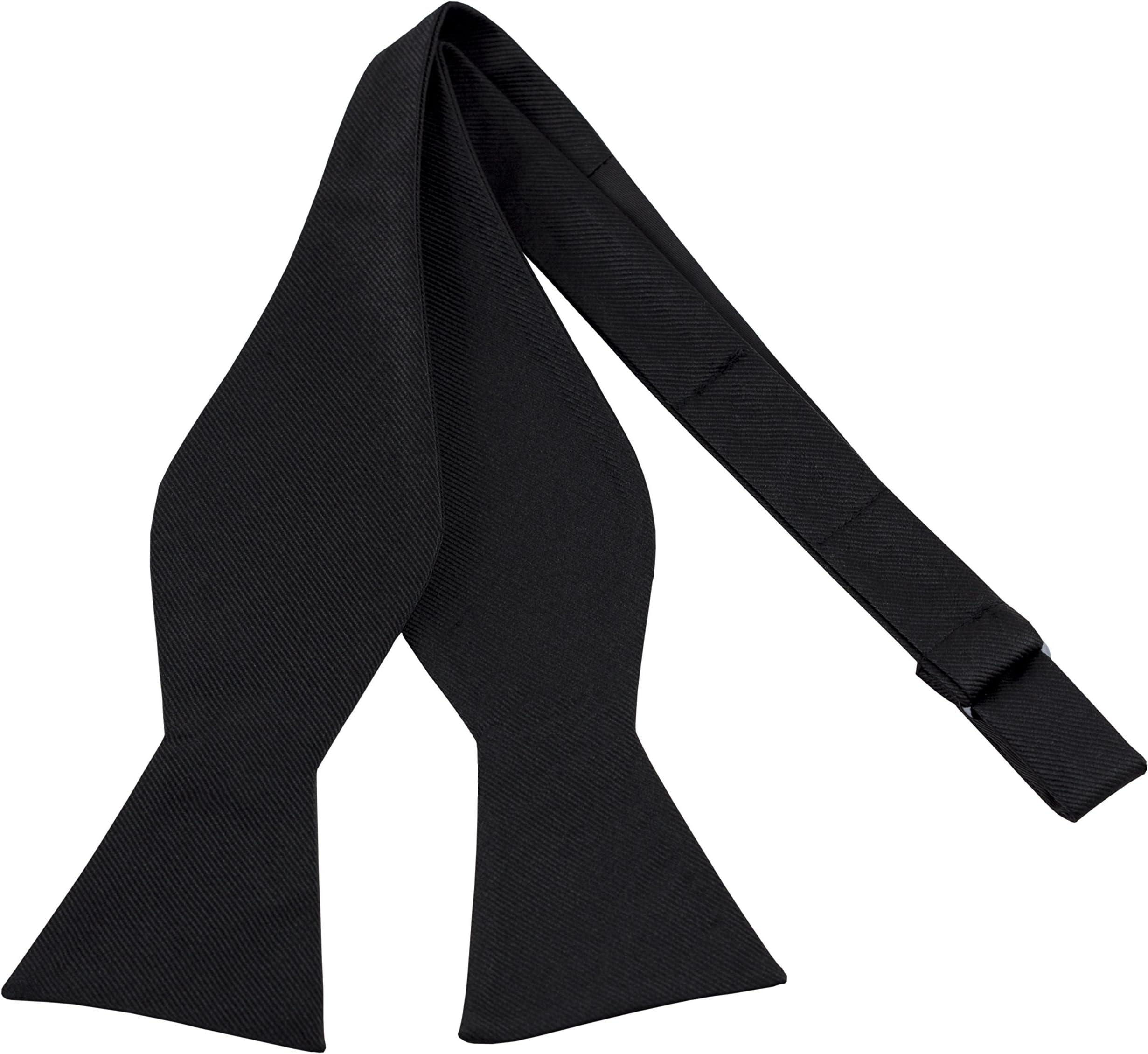 100% Silk Mens Bowtie Self Tie Bow Tie by John William | Bow Ties for Men - Wedding or Tuxedo