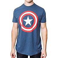 T-shirt Captain America - Distressed Shield | Idées De Cadeaux
