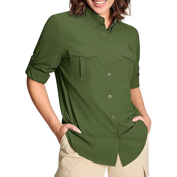 T-Shirt Manches Longues Little Donkey Andy - Protection UPF 50+ - Séchage Rapide - Pour Randonnée/Femme