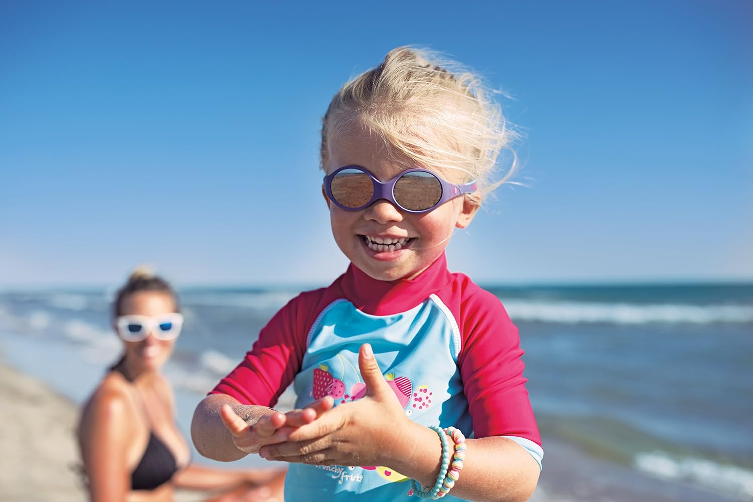 Julbo Sunglasses - LOOP - Kids - White/Blue/Red - Category 4, Blanco - Blanc/Rouge/Bleu, 2-4 Years - Image 5