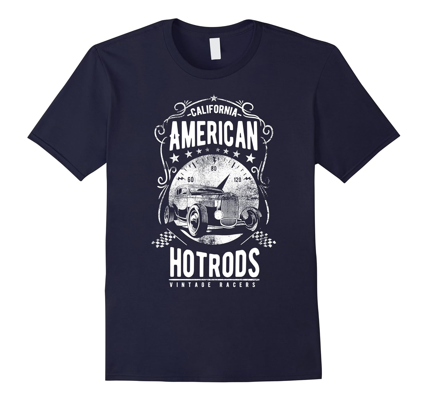 Vintage California American Hotrod Racer Stock Car T shirts-ANZ