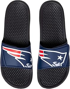 FOCO NFL Unisex - Big Logo Slide Flip Flops Sandals