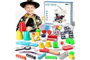 KUKUFUN Magic Kit for Kids 30 in 1 Magic Set 116+ Magic Tricks Magic Toys with Step-by-Step Video Instructions for Beginners and Kids Magic Trick Kit Christmas Halloween Birthday Gifts for Boys Girls