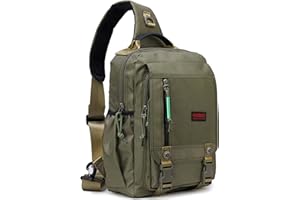 NICGID Sling Bags Chest Shoulder Backpacks, 12.5'' 13.3'' 14.1'' 15.6''Laptop Backpack Crossbody Messenger Bag Travel Outdoor