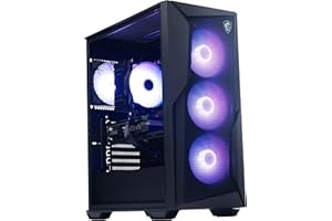 MSI Codex Z2 Gaming Desktop: AMD R5-8400F, GeForce RTX 4060, 16GB DDR5, 1TB m.2 NVMe SSD, USB Type-C, VR-Ready, Windows 11 Home : B8NUC-297US