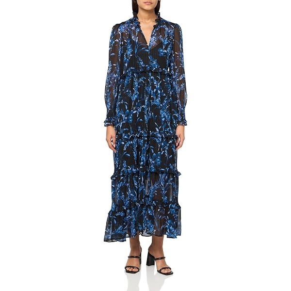 Amazon.com: Anne Klein Twist Front Maxi Dress : Clothing, Shoes & Jewelry