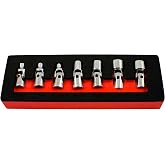 Astro 7407 1/4-Inch Drive Flex Socket Set, 6 Point - SAE, 7-Piece